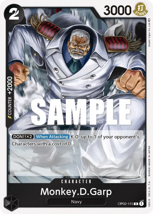 Monkey.D.Garp, Paramount War OP02-115