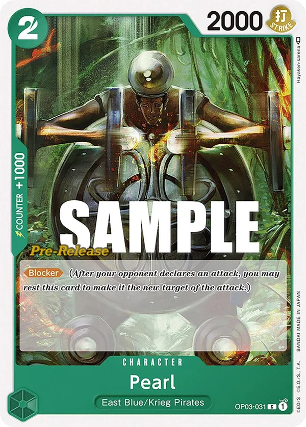 Pearl, Pillars of Strength Pre-Release Cards OP03-031