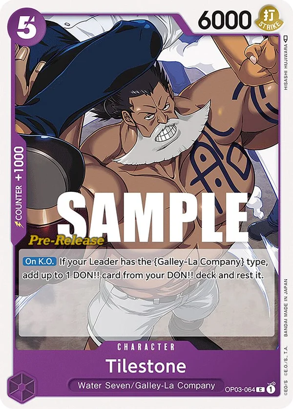 Tilestone, Pillars of Strength Pre-Release Cards OP03-064