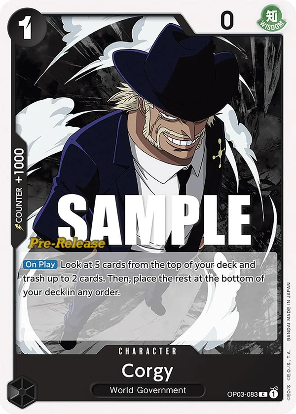 Corgy, Pillars of Strength Pre-Release Cards OP03-083