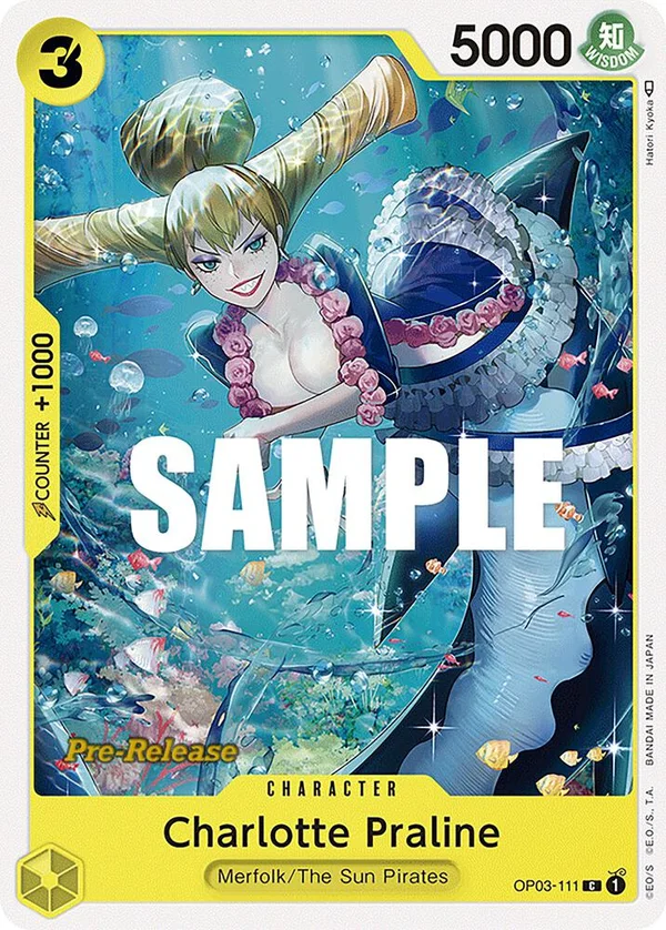 Charlotte Praline, Pillars of Strength Pre-Release Cards OP03-111