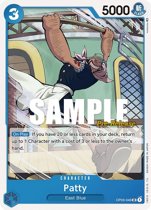 Patty, Pillars of Strength Pre-Release Cards OP03-049