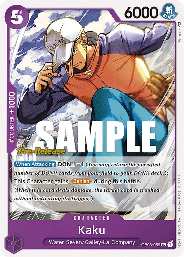 Kaku, Pillars of Strength Pre-Release Cards OP03-059