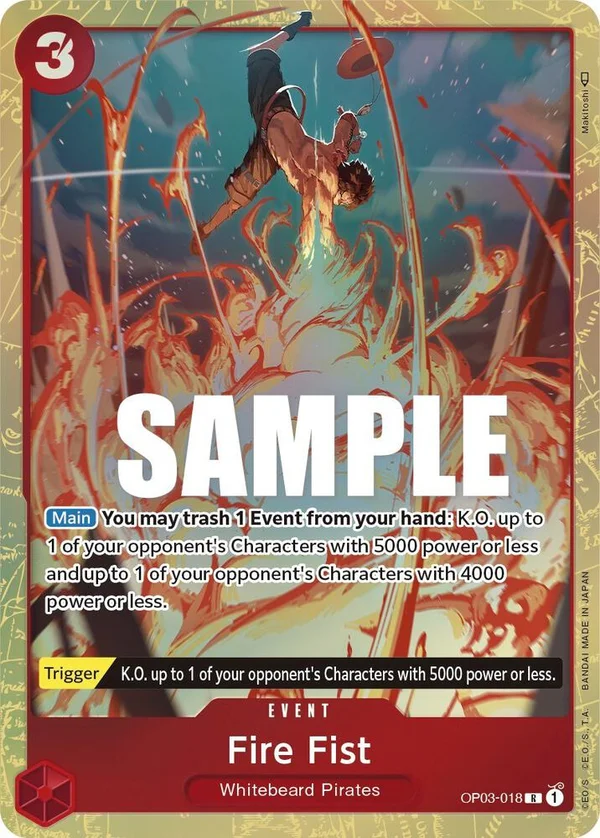 Fire Fist, Pillars of Strength OP03-018