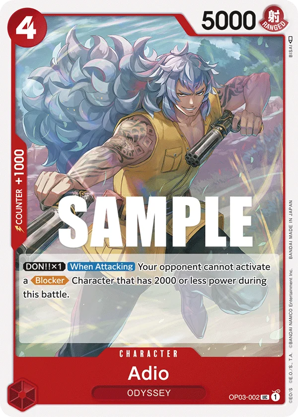 Adio, Pillars of Strength OP03-002