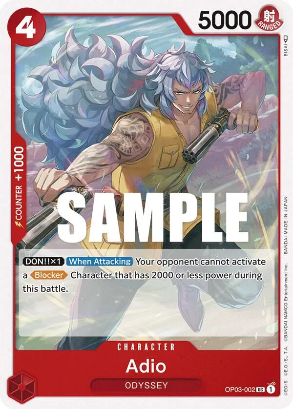 Adio, Pillars of Strength OP03-002