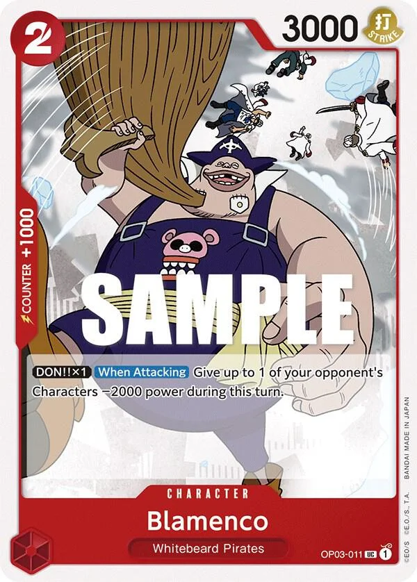Blamenco, Pillars of Strength OP03-011