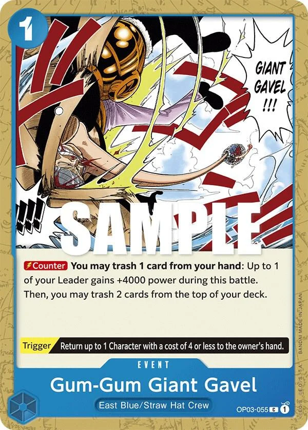 Gum-Gum Giant Gavel, Pillars of Strength OP03-055