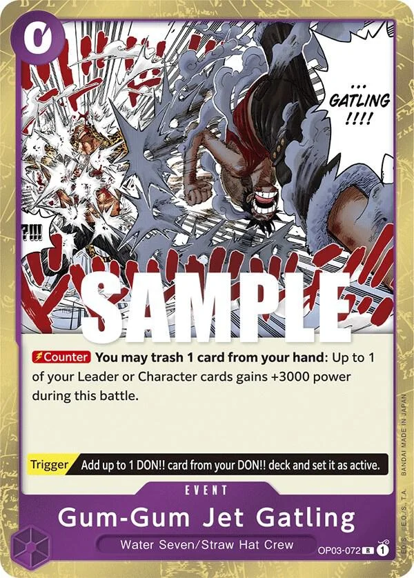Gum-Gum Jet Gatling, Pillars of Strength OP03-072