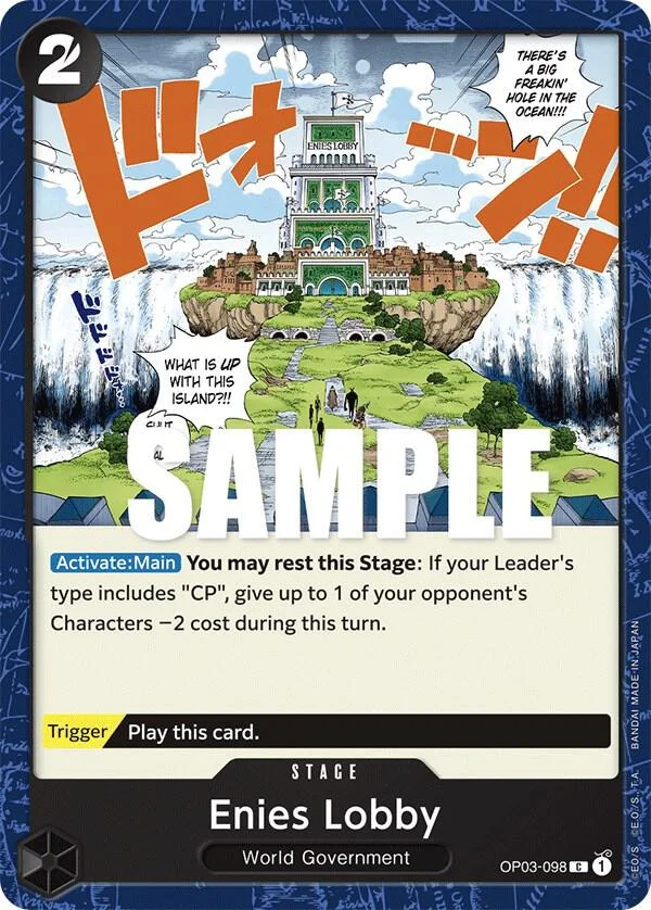 Enies Lobby, Pillars of Strength OP03-098