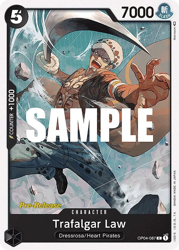Trafalgar Law, Kingdoms of Intrigue Pre-Release Cards OP04-087