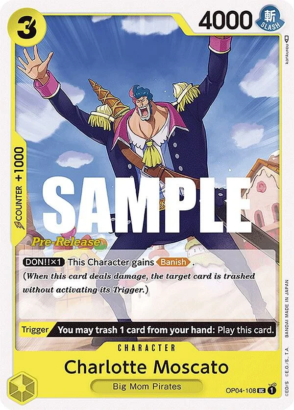 Charlotte Moscato, Kingdoms of Intrigue Pre-Release Cards OP04-108
