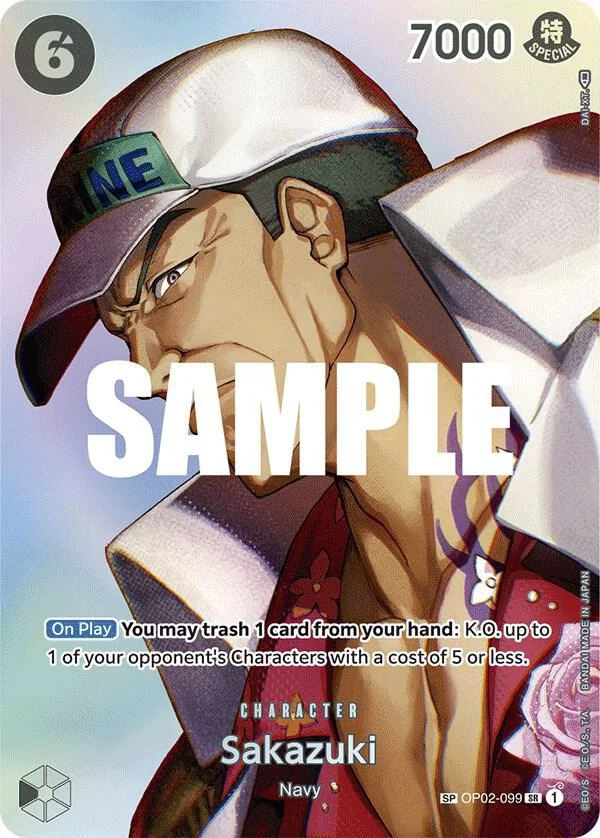 Sakazuki, Kingdoms of Intrigue OP02-099