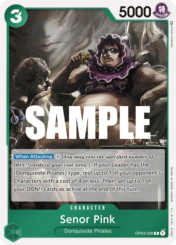 Senor Pink, Kingdoms of Intrigue OP04-026