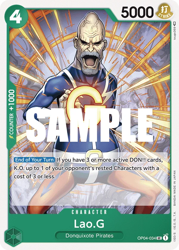 Lao.G, Kingdoms of Intrigue OP04-034