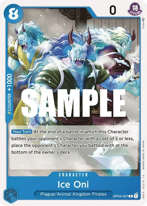 Ice Oni, Kingdoms of Intrigue OP04-047