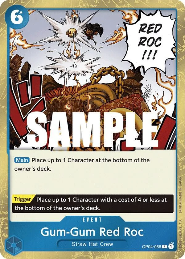 Gum-Gum Red Roc, Kingdoms of Intrigue OP04-056
