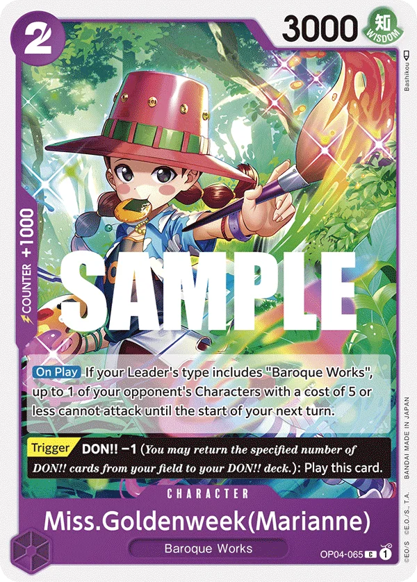 Miss.Goldenweek(Marianne), Kingdoms of Intrigue OP04-065