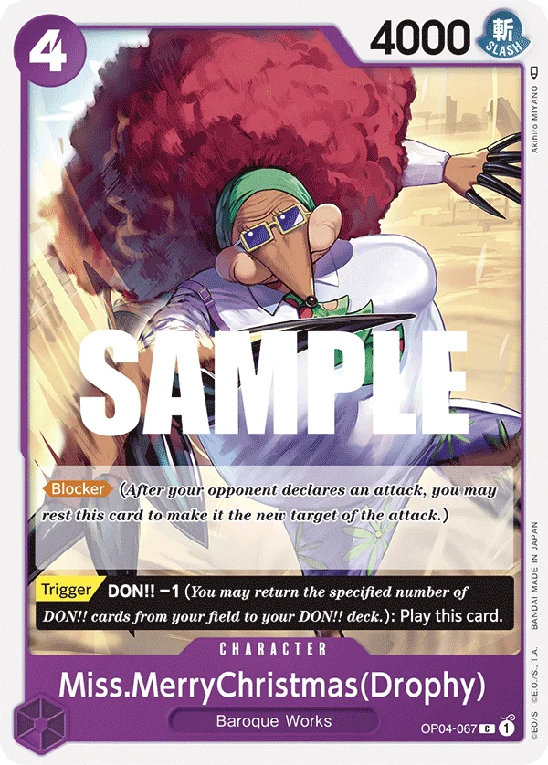 Miss.MerryChristmas(Drophy), Kingdoms of Intrigue OP04-067