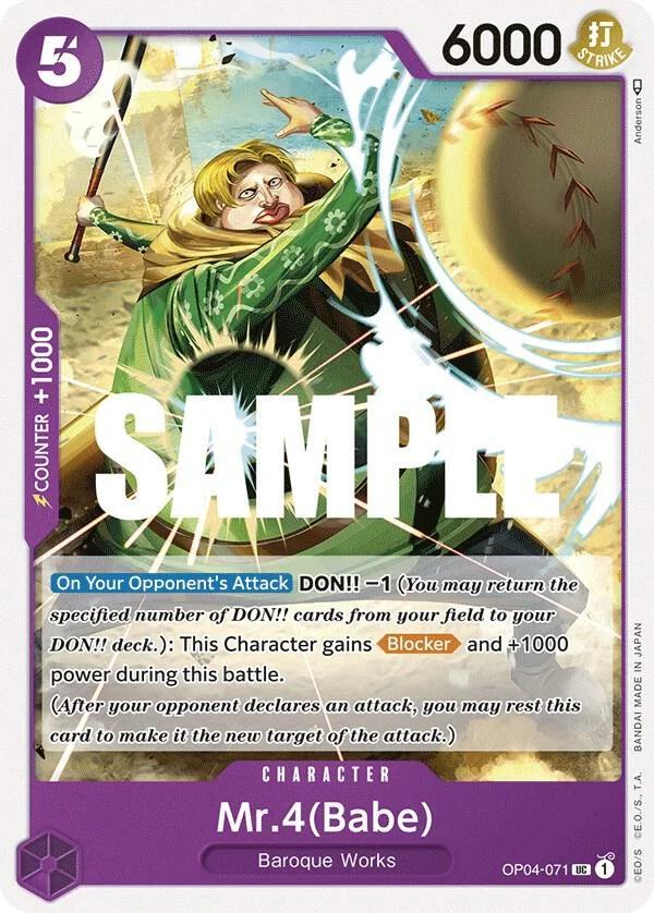 Mr.4, Kingdoms of Intrigue OP04-071