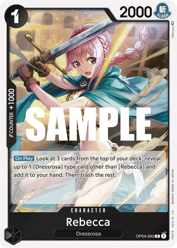 Rebecca, Kingdoms of Intrigue OP04-092