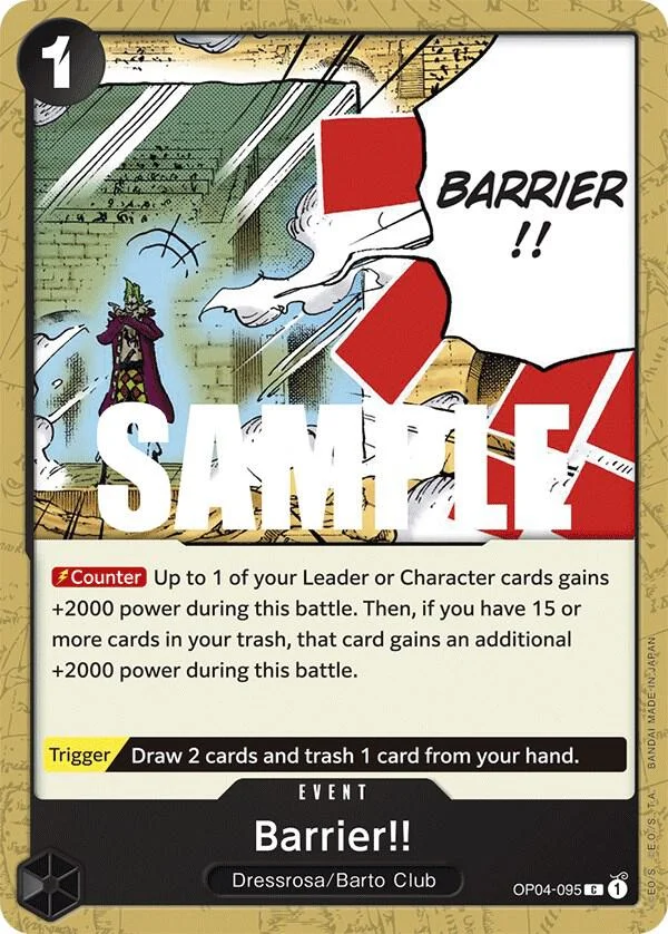 Barrier!!, Kingdoms of Intrigue OP04-095
