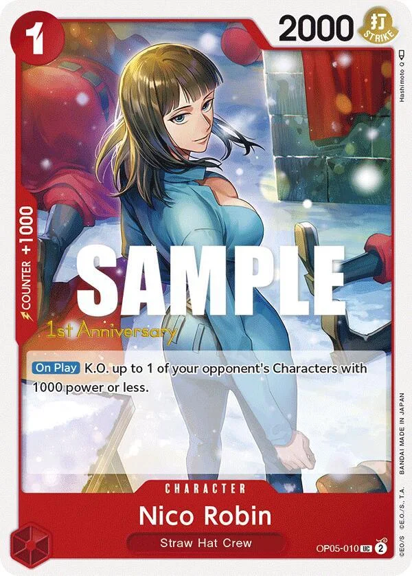 Nico Robin, Awakening of the New Era: 1st Anniversary Tournament Cards OP05-010