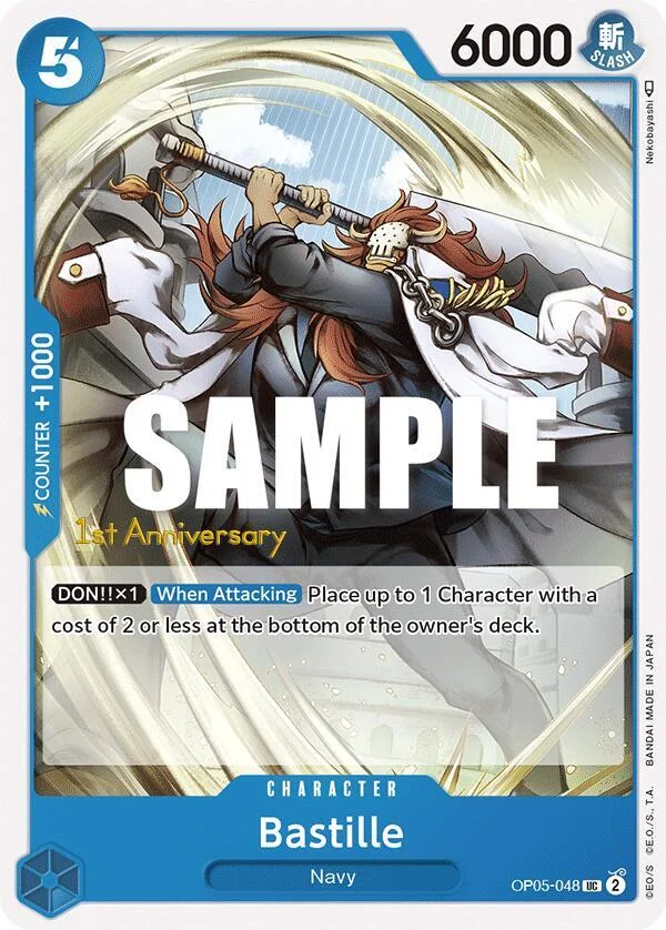 Bastille, Awakening of the New Era: 1st Anniversary Tournament Cards OP05-048