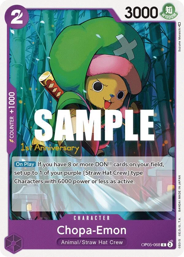 Chopa-Emon, Awakening of the New Era: 1st Anniversary Tournament Cards OP05-068