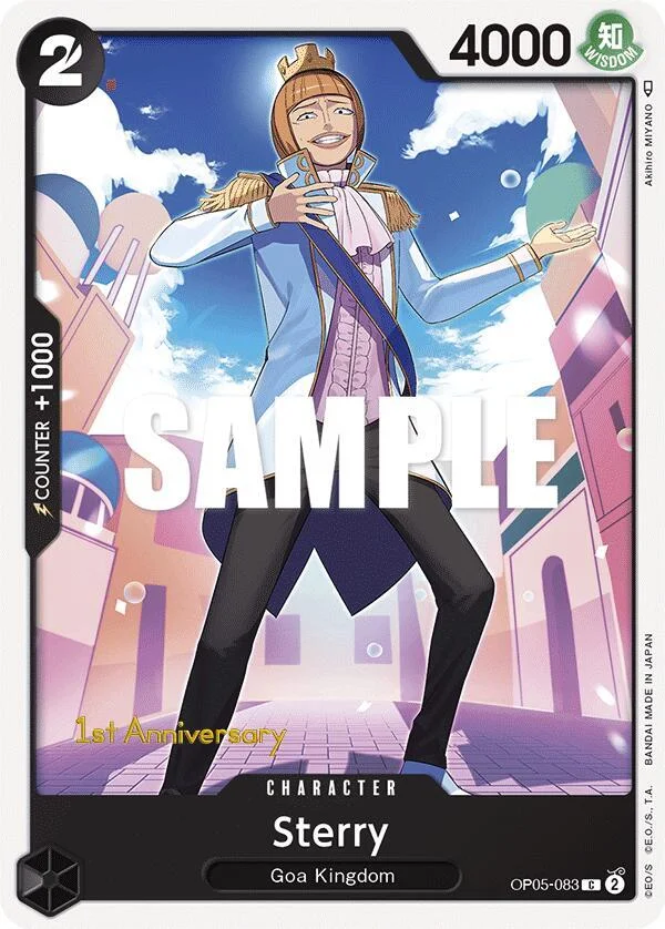 Sterry, Awakening of the New Era: 1st Anniversary Tournament Cards OP05-083