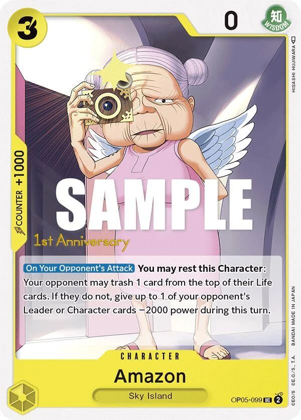 Amazon, Awakening of the New Era: 1st Anniversary Tournament Cards OP05-099