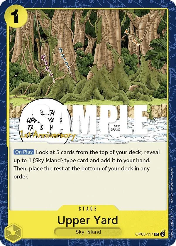Upper Yard, Awakening of the New Era: 1st Anniversary Tournament Cards OP05-117