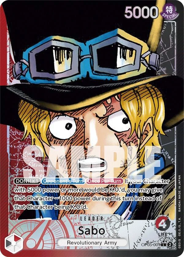 Sabo, Awakening of the New Era OP05-001