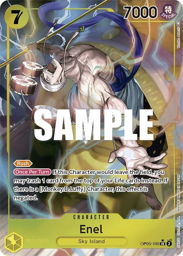Enel, Awakening of the New Era OP05-100