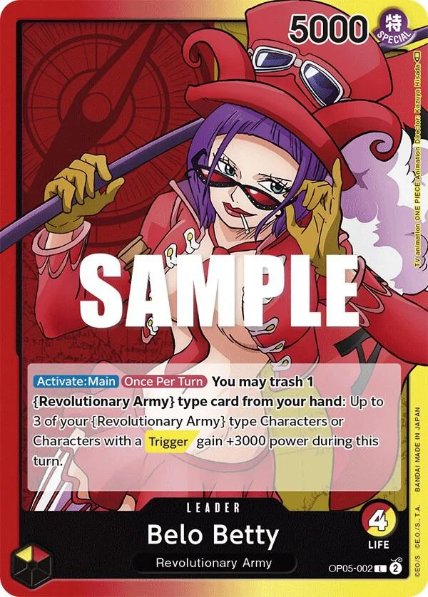 Belo Betty, Awakening of the New Era OP05-002