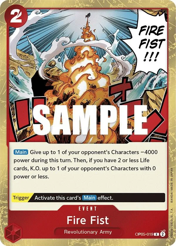 Fire Fist, Awakening of the New Era OP05-019