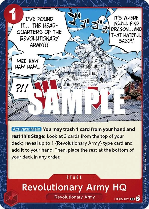 Revolutionary Army HQ, Awakening of the New Era OP05-021