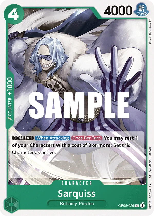 Sarquiss, Awakening of the New Era OP05-026