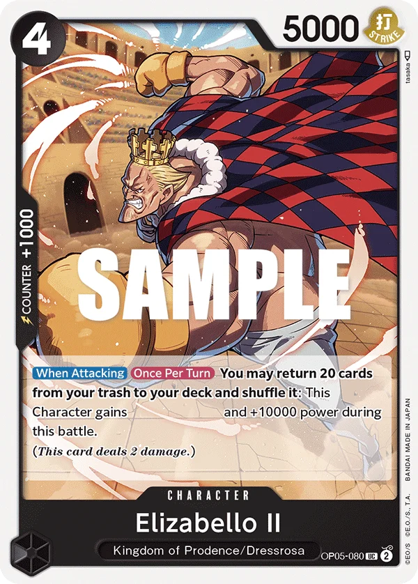 Elizabello II, Awakening of the New Era OP05-080