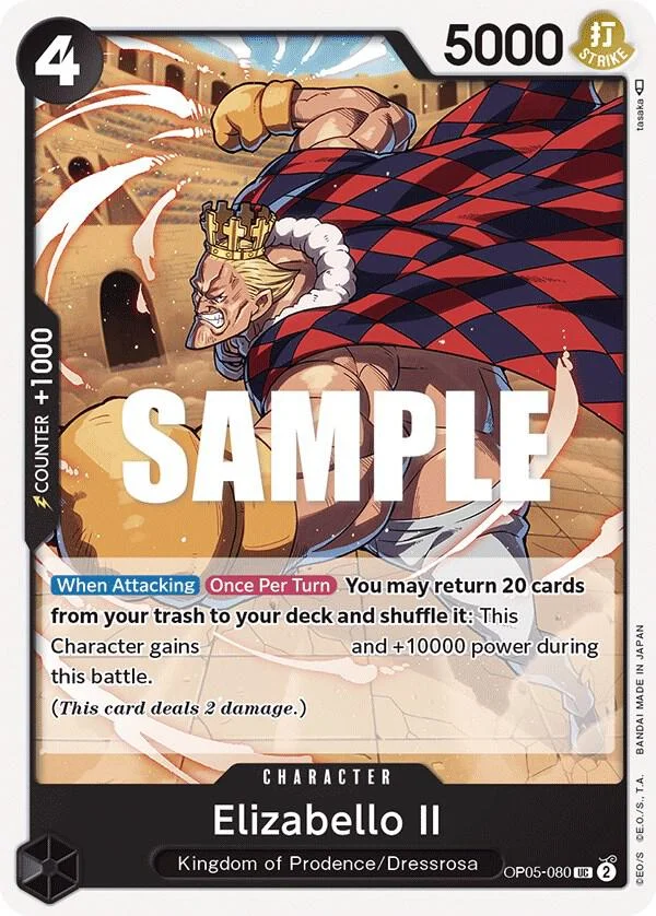 Elizabello II, Awakening of the New Era OP05-080