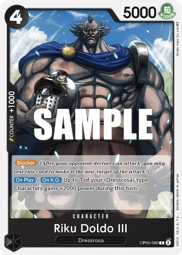 Riku Doldo III, Awakening of the New Era OP05-090