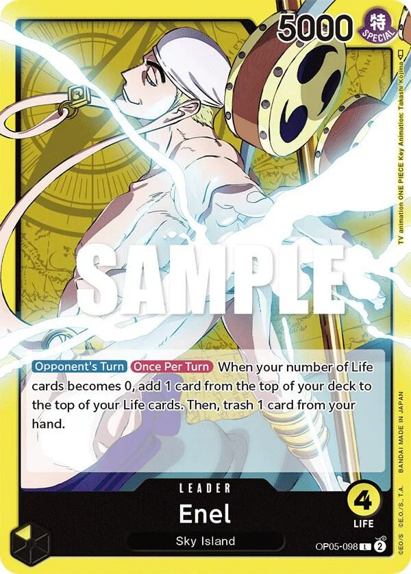 Enel, Awakening of the New Era OP05-098