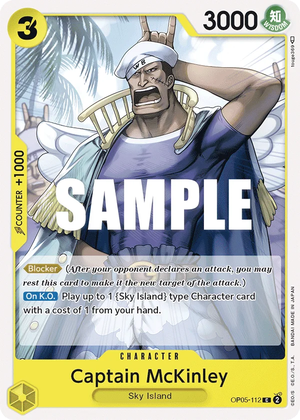 Captain McKinley, Awakening of the New Era OP05-112