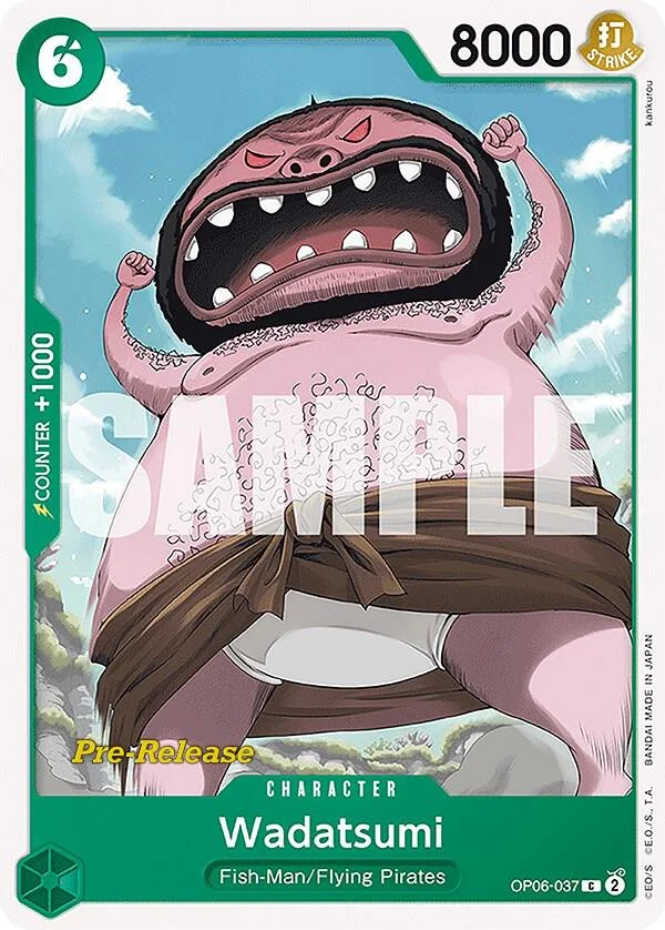 Wadatsumi, Wings of the Captain Pre-Release Cards OP06-037