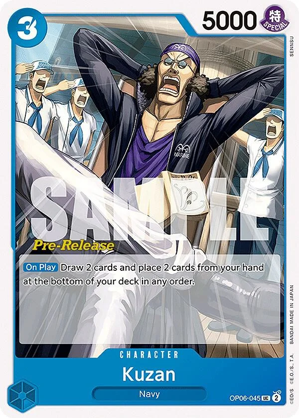 Kuzan, Wings of the Captain Pre-Release Cards OP06-045