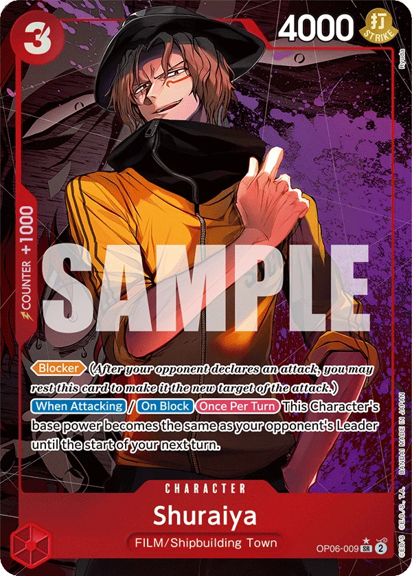 Shuraiya, Wings of the Captain OP06-009