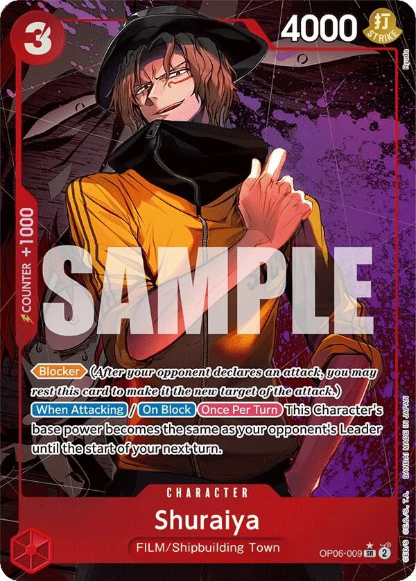 Shuraiya, Wings of the Captain OP06-009