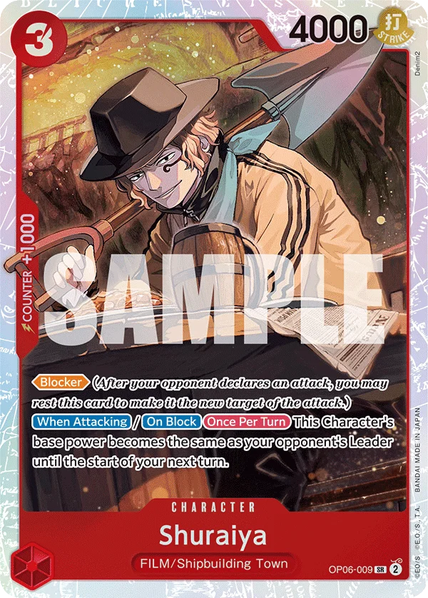 Shuraiya, Wings of the Captain OP06-009
