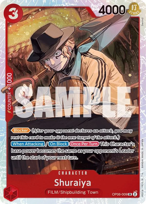 Shuraiya, Wings of the Captain OP06-009