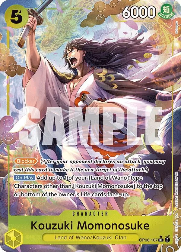 Kouzuki Momonosuke, Wings of the Captain OP06-107